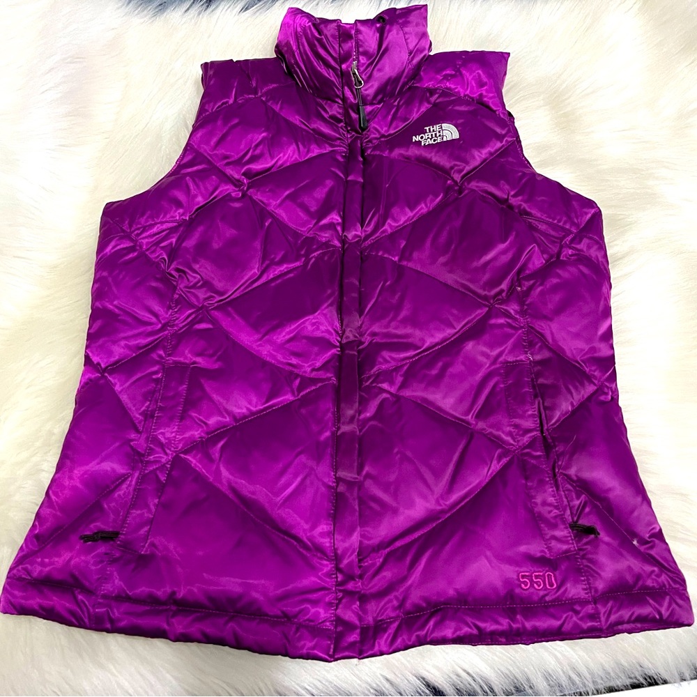 The North Face Purple Quilted Vest